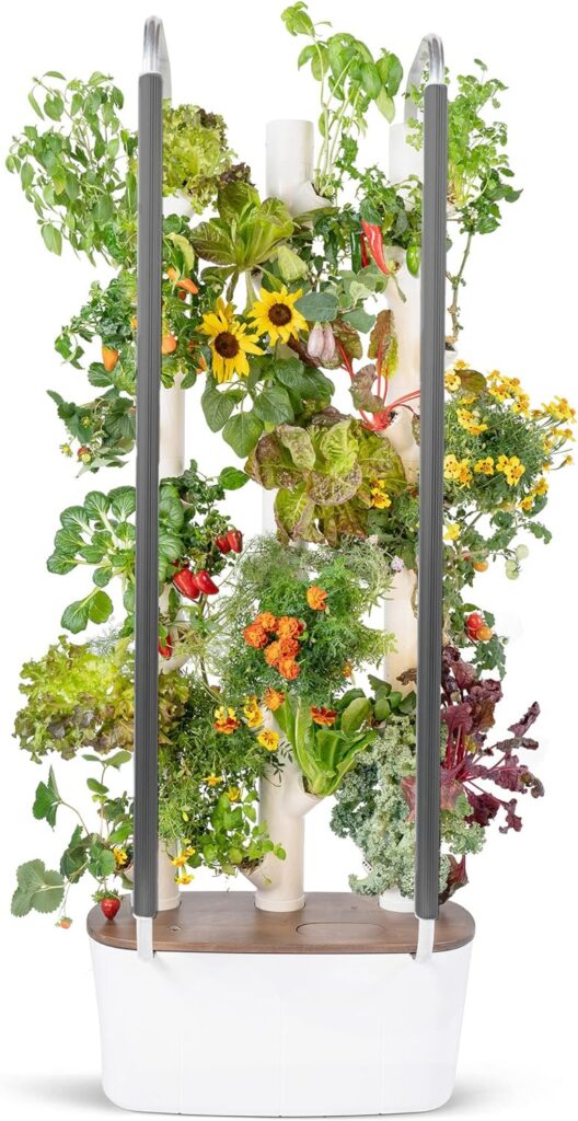 Gardyn 3.0 Hydroponics Growing System  Vertical Garden Planter | Indoor Smart Garden| Includes 30 Non-GMO Indoor Plants, Herbs  Vegetables  LED Grow Lights for Your Home Indoor Gardening System