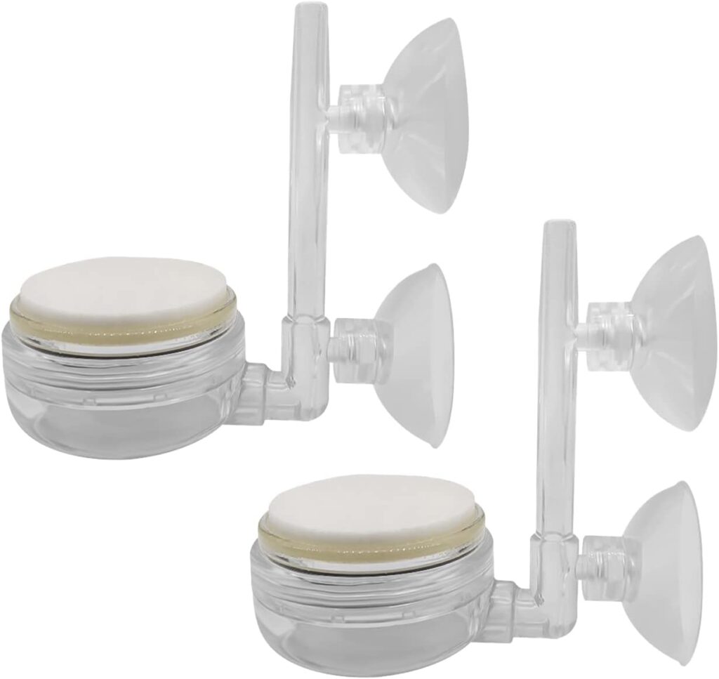 2 Pcs Aquarium Air Stone Disc, Air Stone for Aquarium Diffuser Aquarium Air Stone Fish Tank with Control Valve, Nano Bubble Stone Kit for Fish Tank and Hydroponic 2 Pcs Aquarium Air Stone Disc, Air Stone for Aquarium Diffuser Aquarium Air Stone Fish Tank with Control Valve, Nano Bubble Stone Kit for Fish Tank and Hydroponic