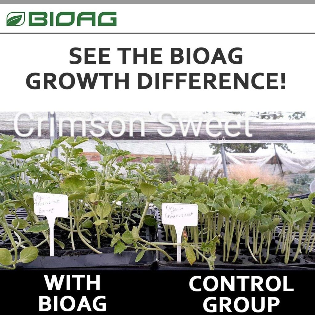 BIOAG Ful-Power Liquid Organic Humic Acid Amendment - Fulpower Increases Yield in Hydroponics, Soil, Soilless Media - Plant Nutrient (1 gal)