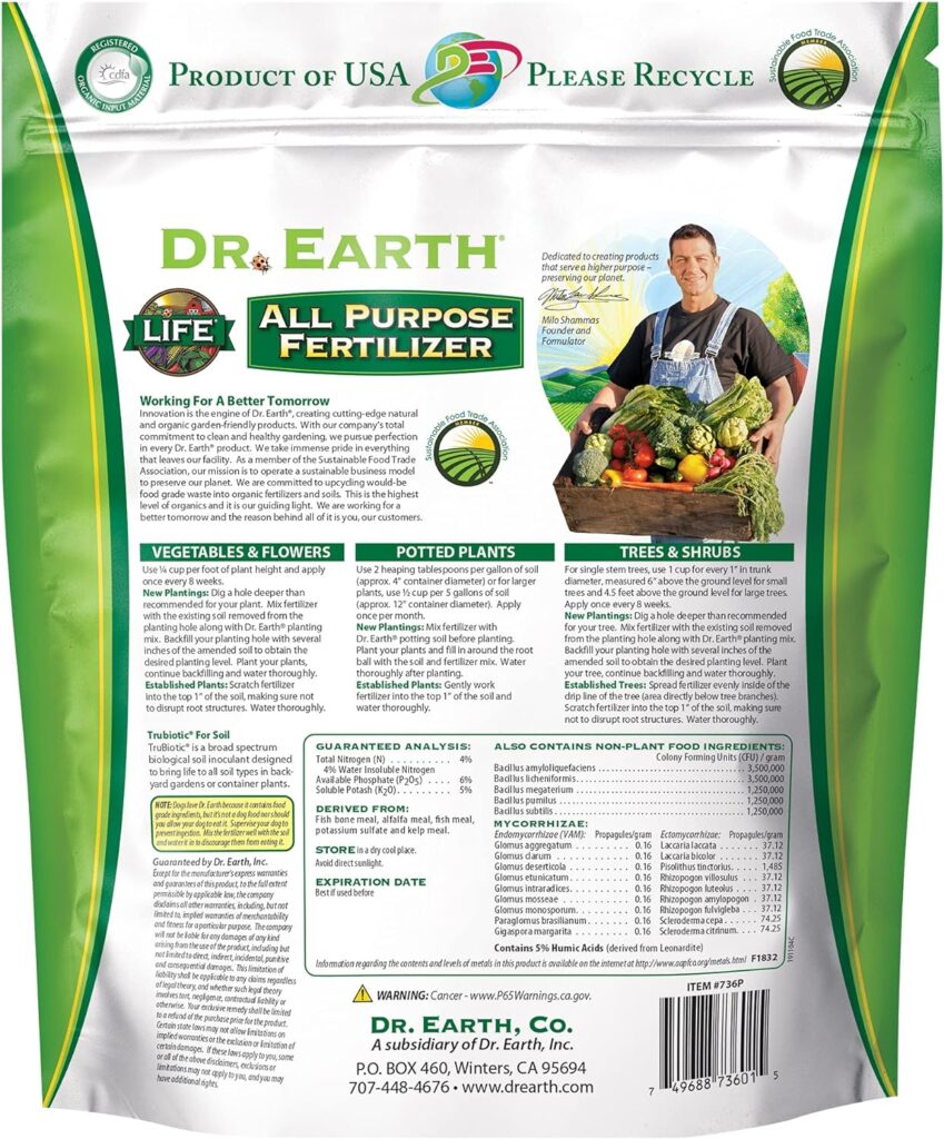 Dr. Earth 91164 1 lb. 5-5-5 MINIS Life All Purpose Fertilizer