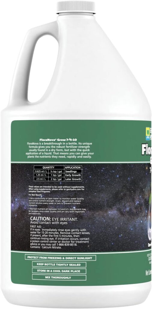 General Hydroponics FloraNova Bloom, One-Part Nutrient, 1 Quart