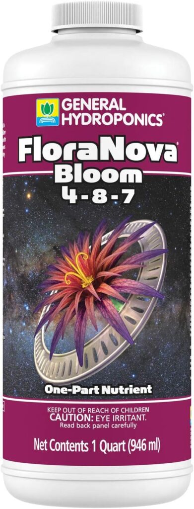 General Hydroponics FloraNova Bloom, One-Part Nutrient, 1 Quart