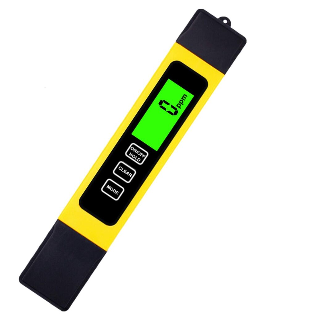 Hofun TDS Meter Digital Water Quality Tester, TDS, Temperature  Conductivity Meter 3 in 1, 0-4999 ppm, EC Meter, Digital Water Hardness Testers for Drinking Water, PPM Meter for Hydroponics Aquarium