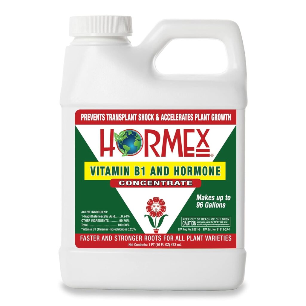 Hormex Vitamin B1 Rooting Hormone Concentrate - Rooting Hormone for Hydroponics, Aeroponics, Established Plants, Cuttings and More, Indoor and Outdoor Plant Growth Stimulator Concentrate - (16oz)