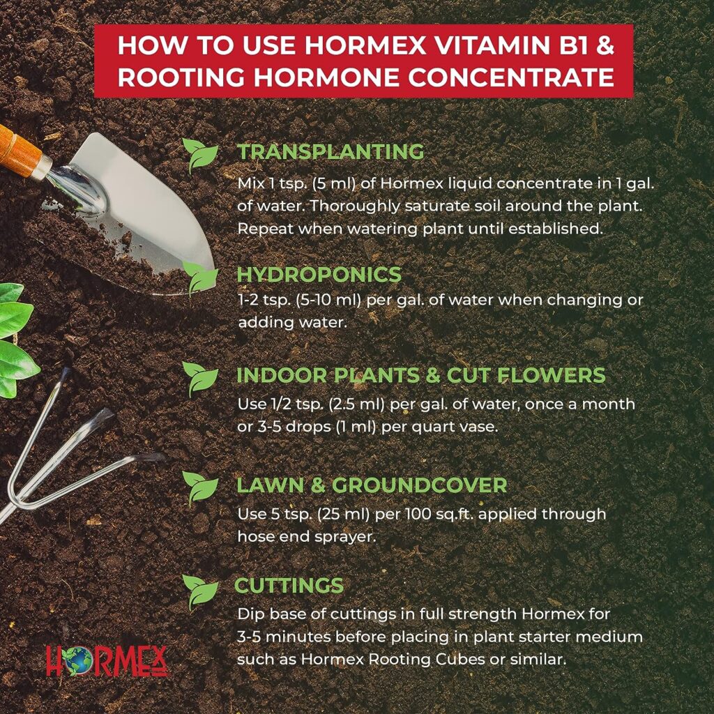 Hormex Vitamin B1 Rooting Hormone Concentrate Review - Hydroponic Gardening