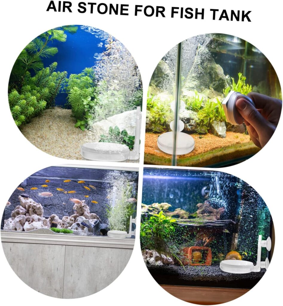 Parliky Air Refiner Oxygen Fish Tank Air Disc Air Pump for Aquariums Aquarium Air Pump Aquariums Aerator Hydroponics Kit Air for Aquarium Oxygenator Acrylic Bubbling