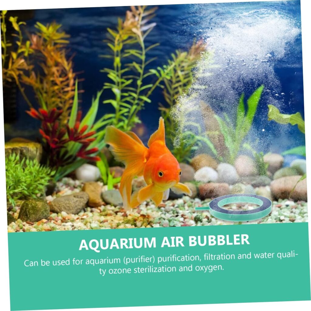PATKAW 6 pcs Stone Hydroponics Hydroponic Pump Tank Aquarium Green Bubbles Small Pond Kit Fish Aquariums Bubble Disk Diffuser Bubbler Air Stones Practical Aerator for Supplies Disc Maker
