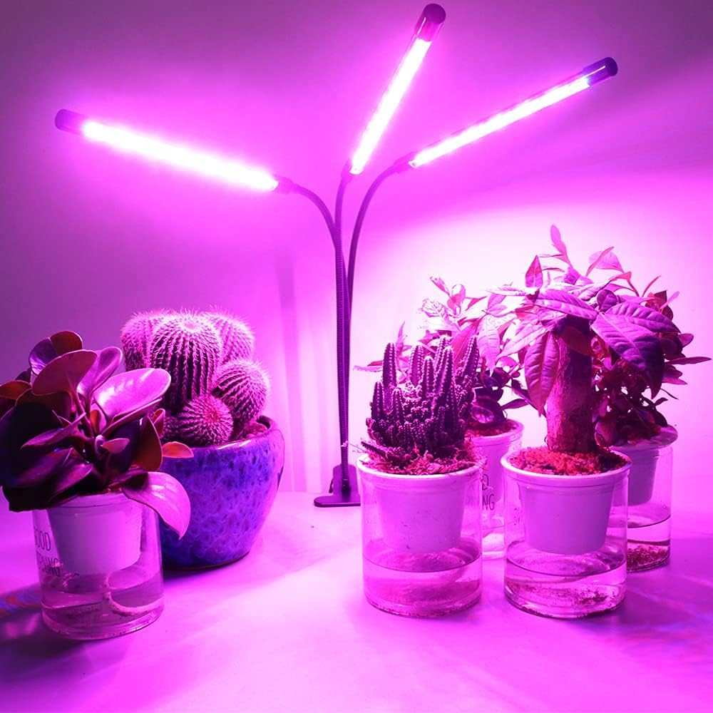 Protomont TECHNOLOGIES Plant Light for Indoor Plants,Grow Lights for Indoor Plants Full Spectrum 3/9/12H Auto ON/Off Timer Plant Grow Lights Indoor Dimmable Levels