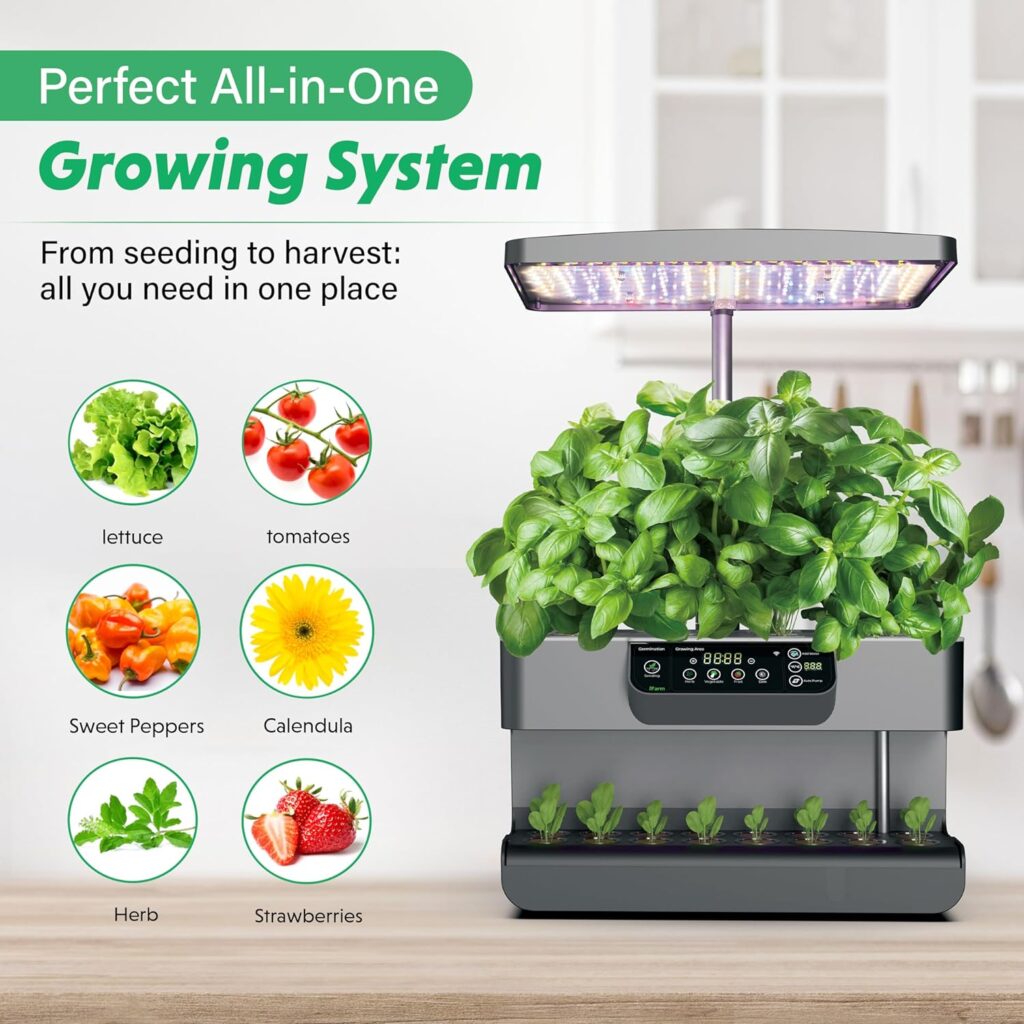 Hydroponic Pods Supplies iFarm 74Pcs : Affordable Grow Anything Kit with 28 Grow Sponges, 16 Grow Baskets, 30 Pod Labels - Compatible with Hydroponics Growing System Indoor Garden from Most Brands