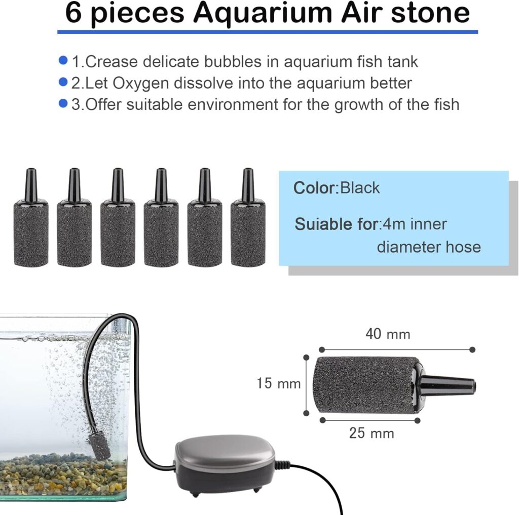 32.8 feet Aquarium Airline tubing Hose 10 air Stone for Fish Tank 10 Aquarium one Way air Check Value for Fish Tank 10 Aquarium Suction Cups 5 Each Aquarium air Controller and I T Hose connectors