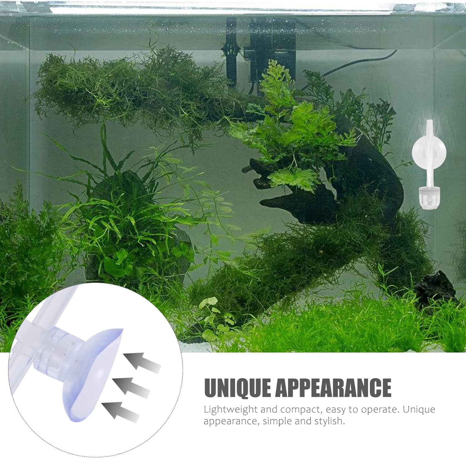 balacoo 3pcs Fish Tank Bubble Tray Bubble Kit Fish Tank Aerator Oxygen Diffuser Air Oxygen Diffuser Kit Oxygen Pump Diffuser Bubble Machine Aquarium Acrylic