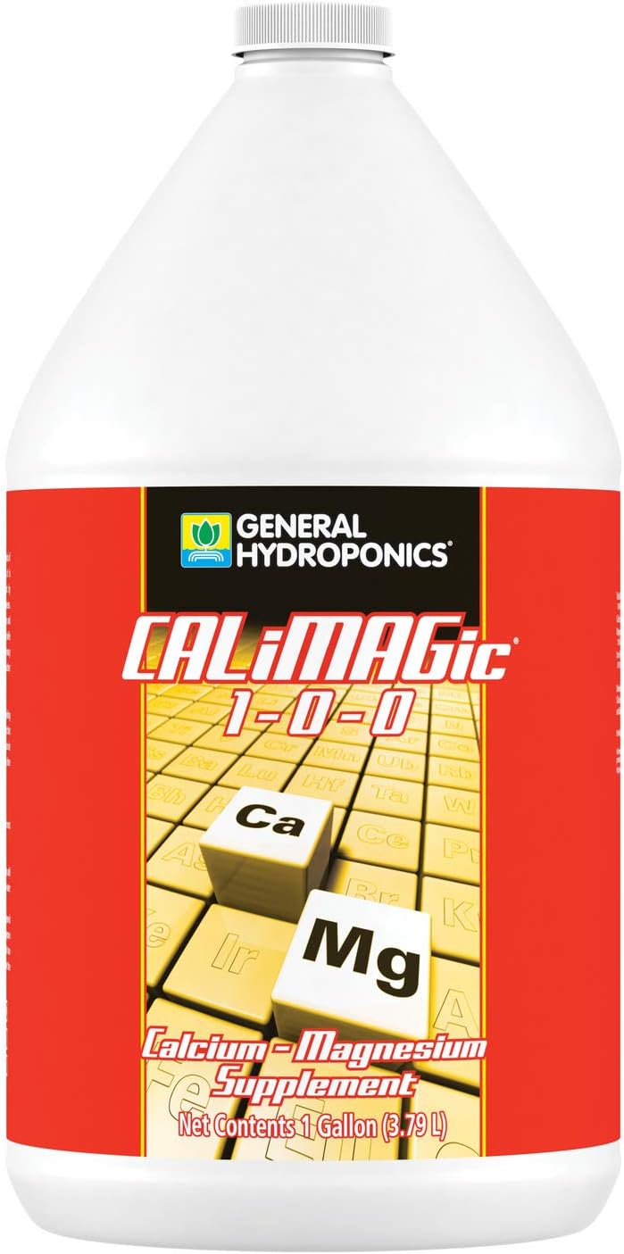 General Hydroponics CALiMAGic 1-0-0, Concentrated Blend of Calcium  Magnesium, Secondary Nutrient Deficiencies Helps Prevent Blossom End Rot  Tip Burn, Clean, Soluble, 1-Quart