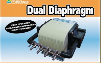 General Hydroponics HGC728040 Dual Diaphragm Air Pump 320 GPH 4 Outlet Review