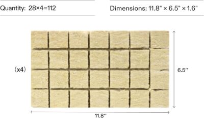 VIVOSUN 1.6″ Rockwool Cubes Review