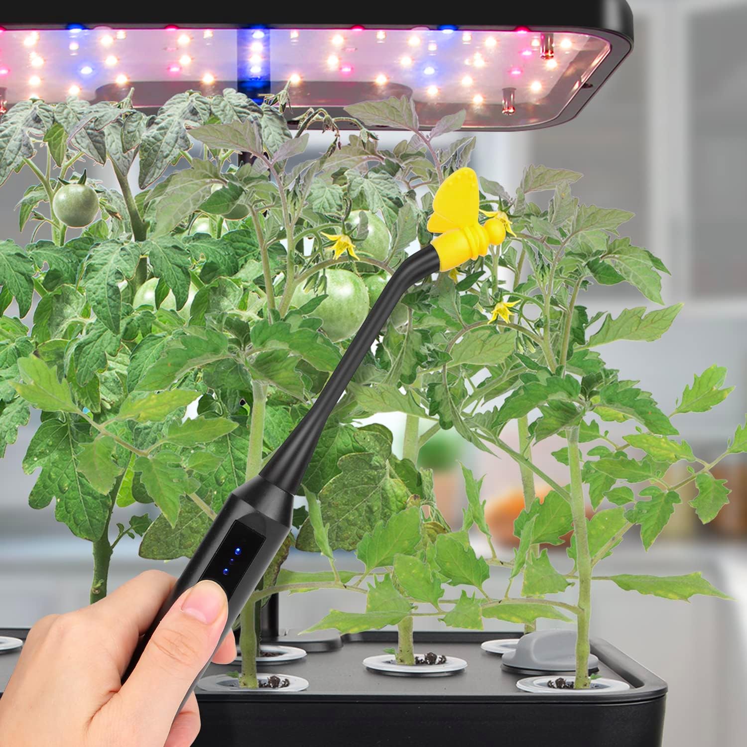 Moistenland Pollinator Tool for AeroGarden Indoor Hydroponics Growing System, Green House, Indoor Garden, Increase The Yield of Indoor Planting