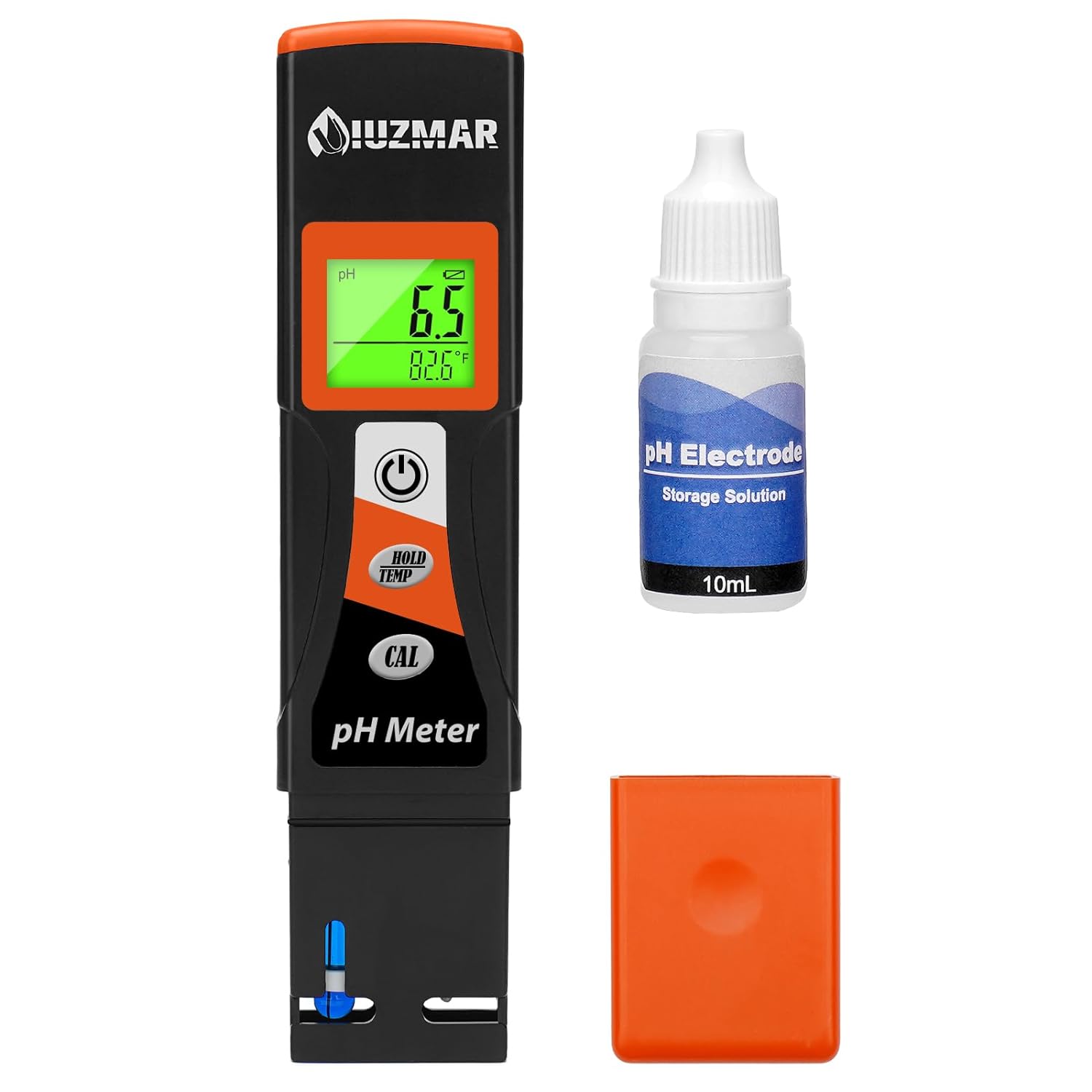 pH Meter for Water pH Tester for Plant Water pH Temp Meter with ATC Check pH Level for Hydroponics Gardening DWC Swimming Pool Fish Tanks RO System Beer Brewing Drinking Water Well Water