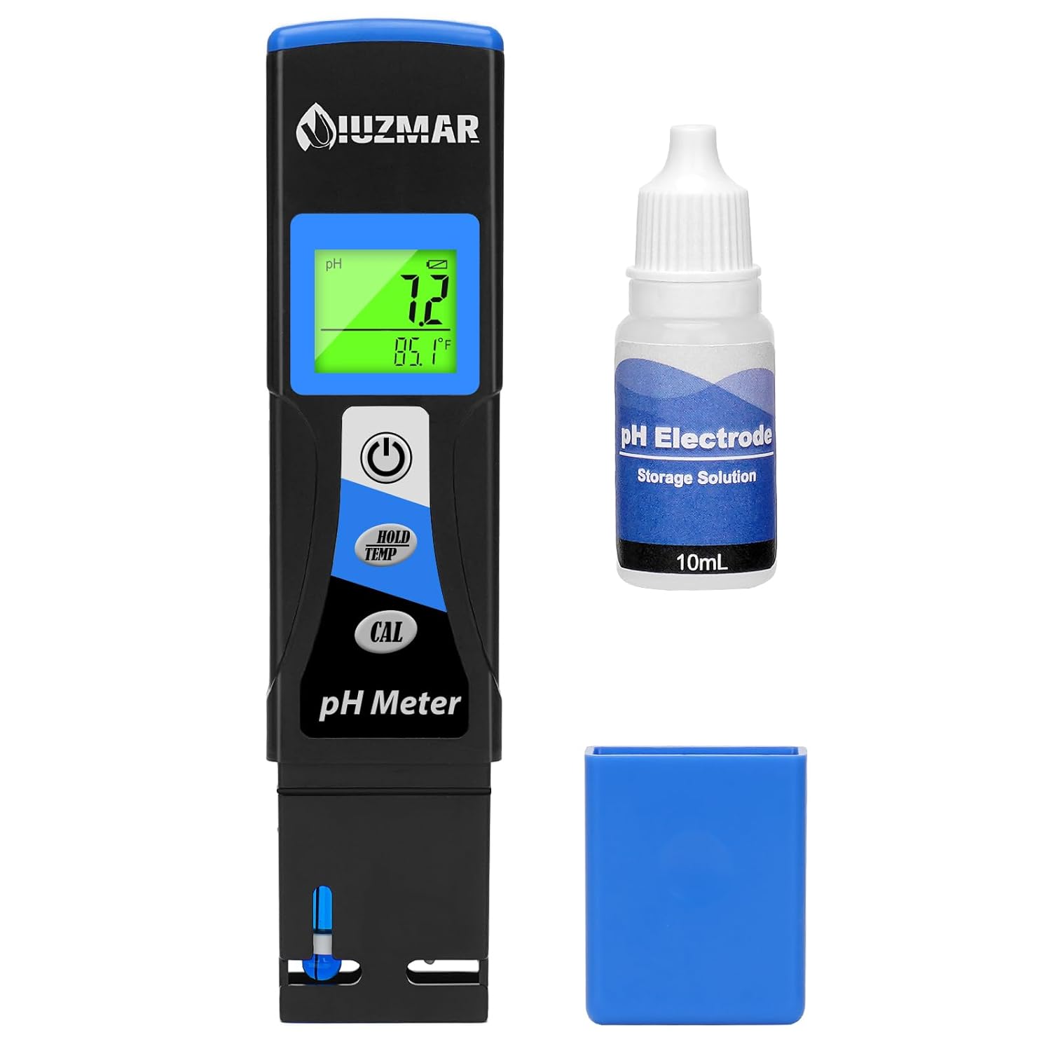 pH Meter for Water pH Tester for Plant Water pH Temp Meter with ATC Check pH Level for Hydroponics Gardening DWC Swimming Pool Fish Tanks RO System Beer Brewing Drinking Water Well Water