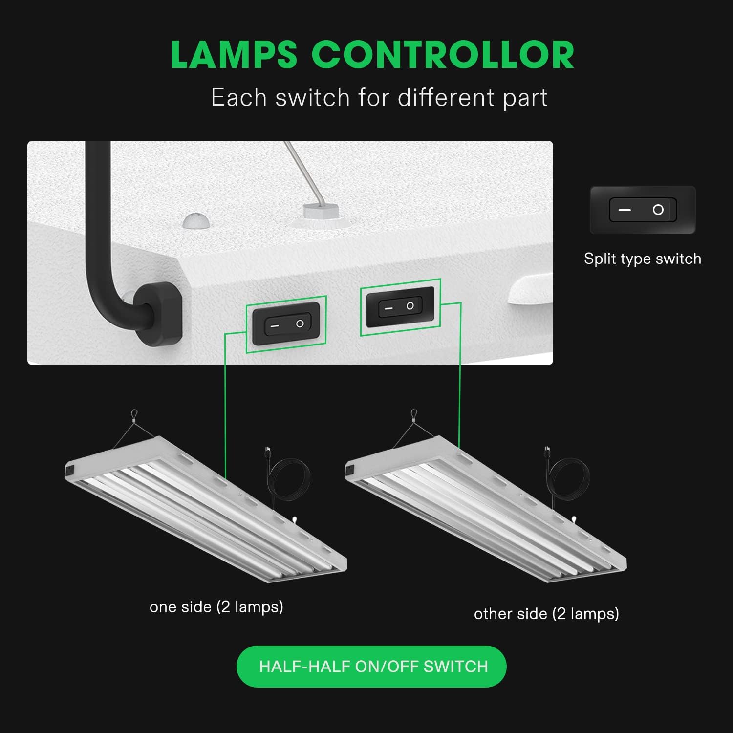 thumbnail interactive-video image 1 of Heavy Duty Metal Grow Light Hanging Clips - 2 Pack For LED & T5 Fixtures In Greenhouses & Indoor Gardens 1 of 6