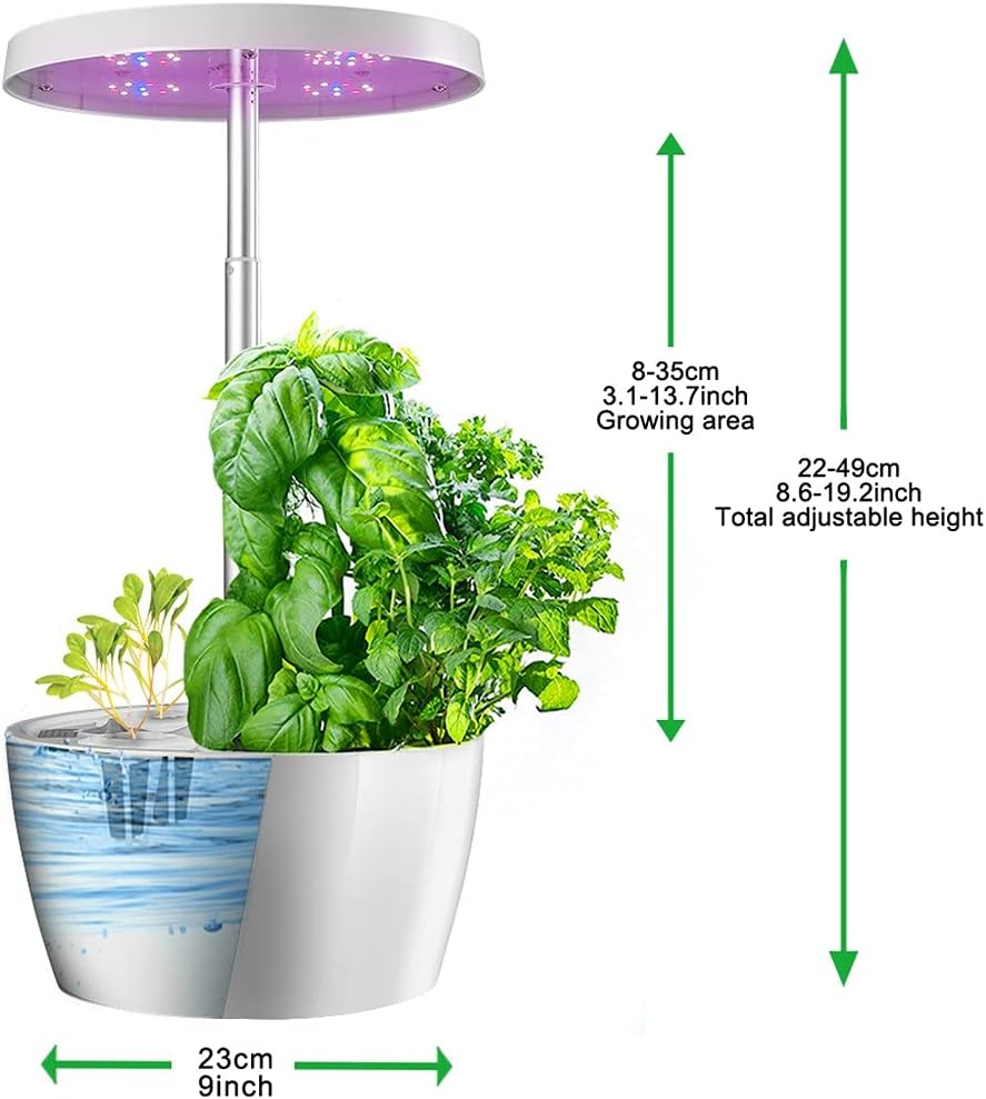 Indoor Home Garden Plant Nursery Pots Grow Light Hydroponics System Intelligent Plant Growth Desk