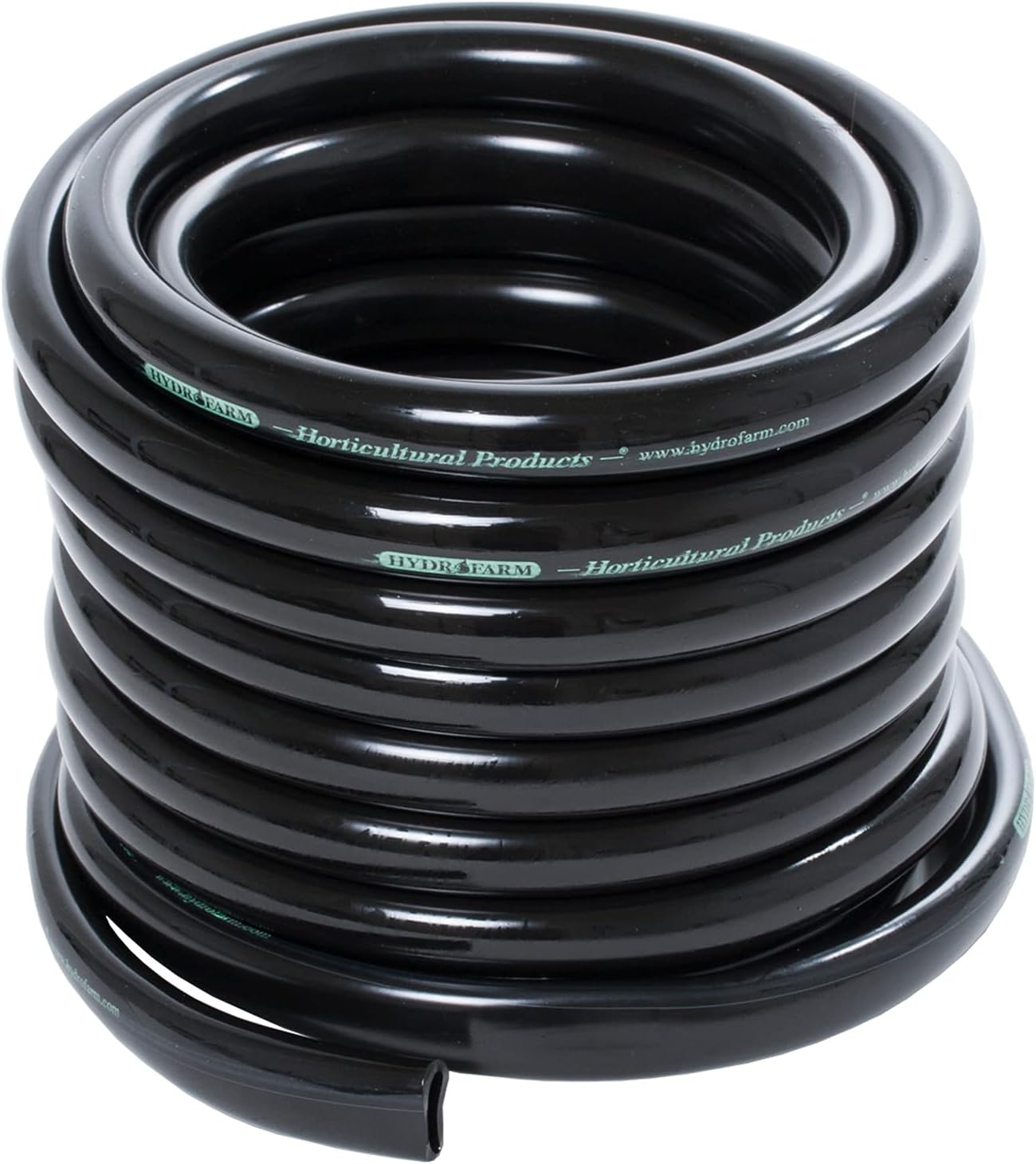 Active Aqua Hydrofarm 0.75 Inch Inside Diameter Vinyl Tubing for Indoor Vegetation Growing Hydroponic Irrigation Systems and Tanks, 25 Feet, Black