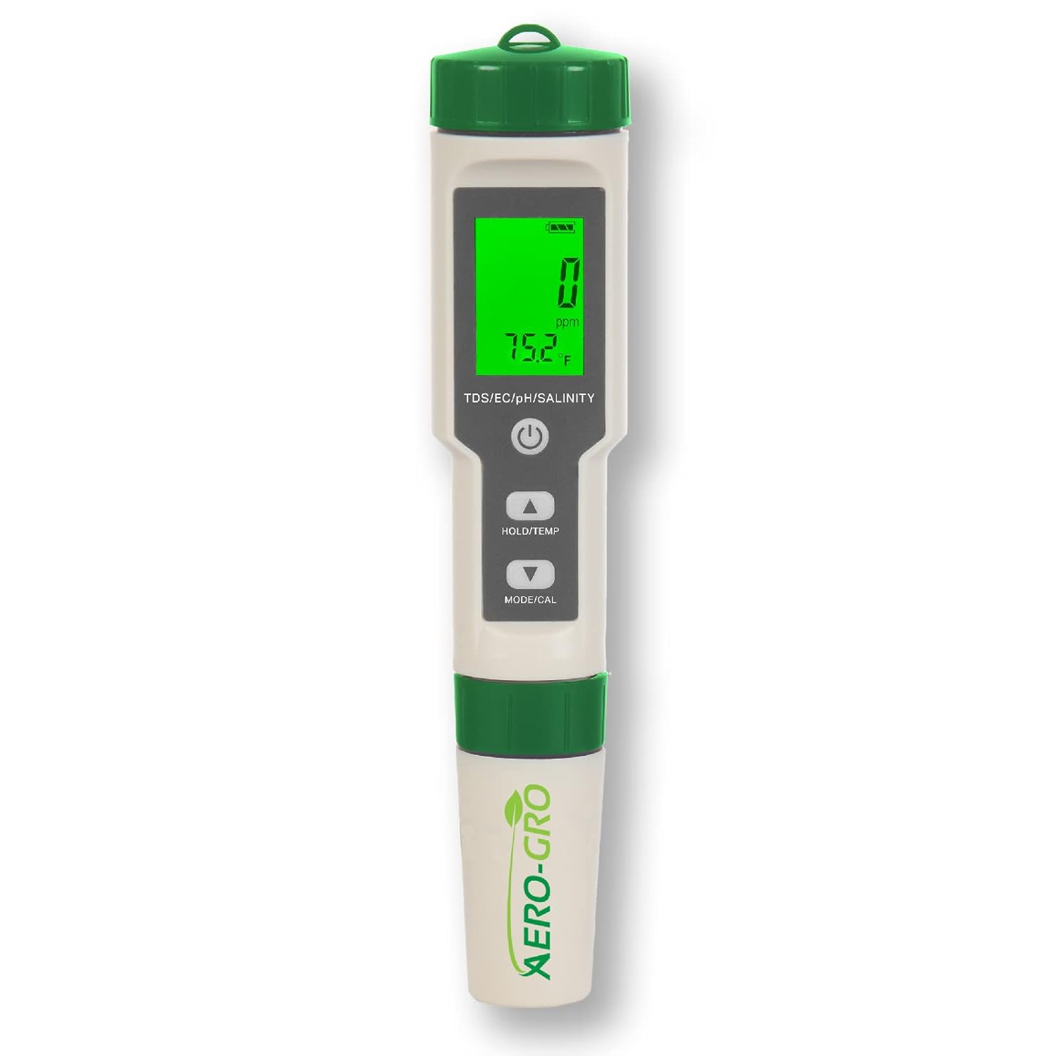 Digital 5-in-1 Meter: 5 Functions: pH, TDS, EC, Salinity%, Salinity ppm, and Temp, IP67 Waterproof, Pen-Type Tester for Hydroponics, Water, Wine, Spas, Aquariums