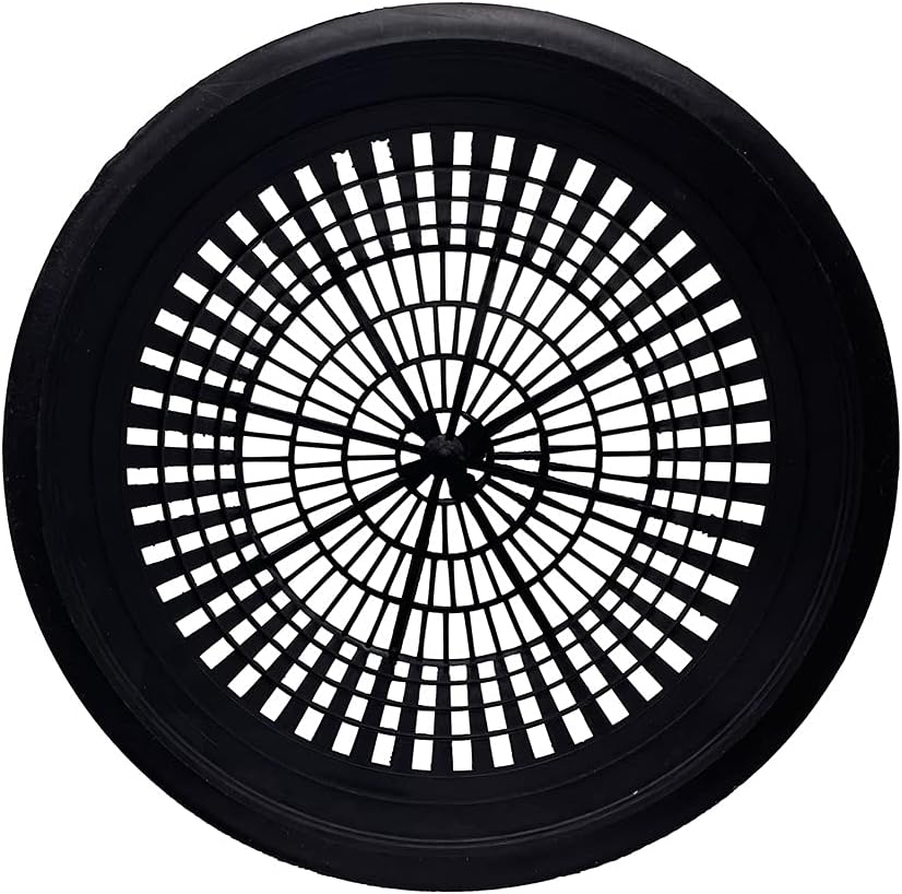 Hydro Crunch D94001113-24PC 5 Mesh Pot Set, 5-inch (24-Pack), Black