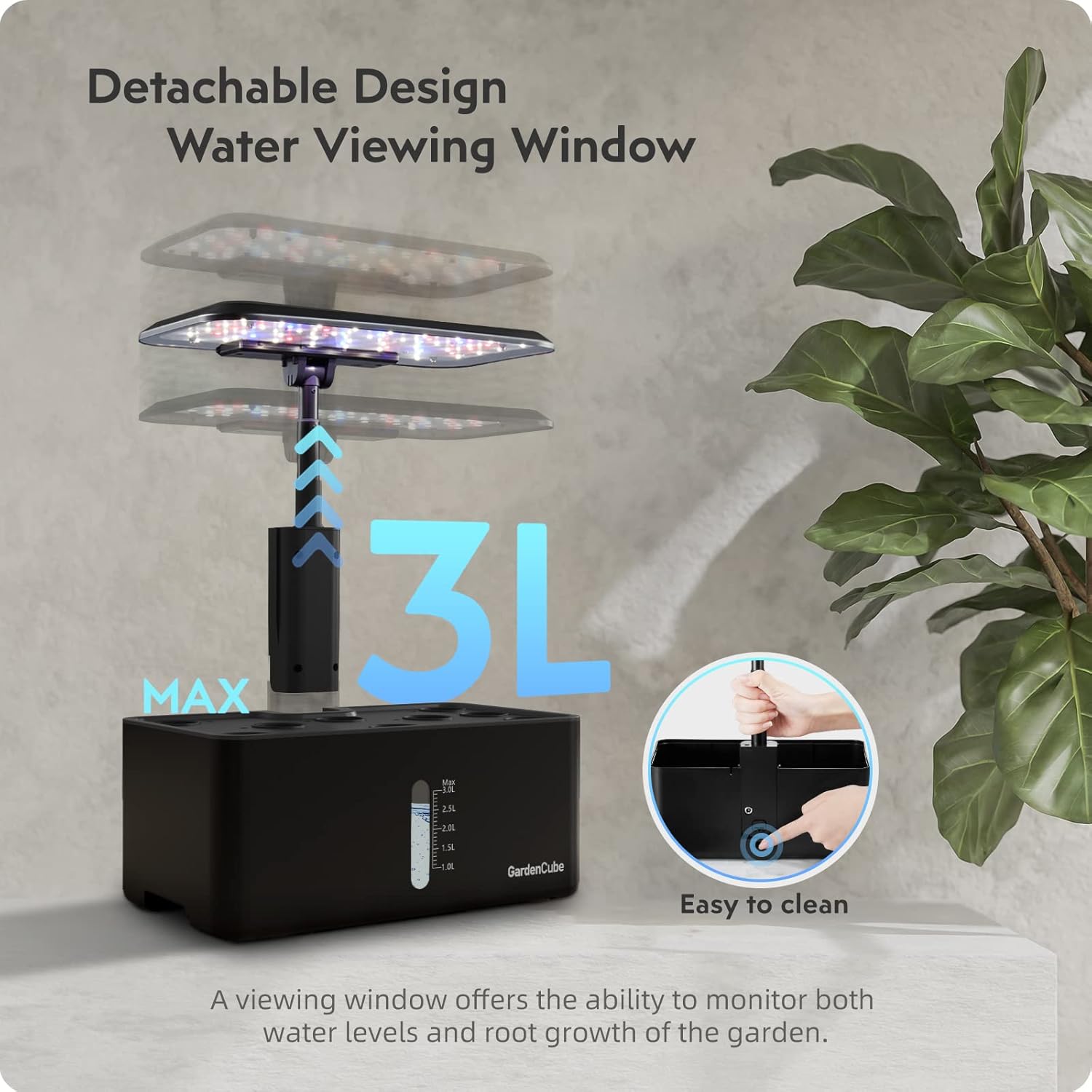 Indoor Hydroponics Growing System: 12 Pods Remote Control Herb Garden Customize Time with Auto LED Grow Light  Adjustable Height Plants Germination Kit Quiet - Gardening Gifts White