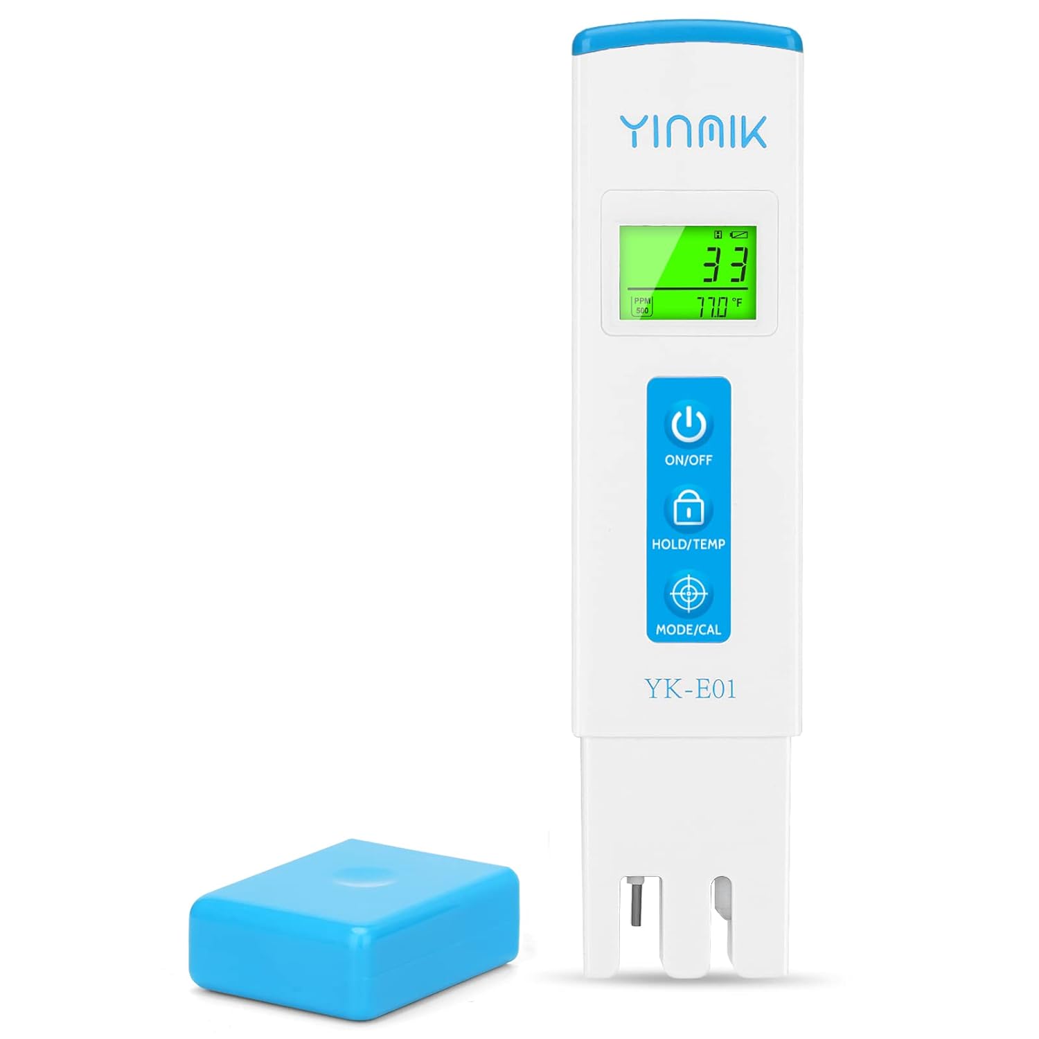 Digital TDS EC Temp Meter with Horizontal Display Professional PPM Tester for Water Filter Monitoring and Hydroponic System with PPM500  PPM700 Mode