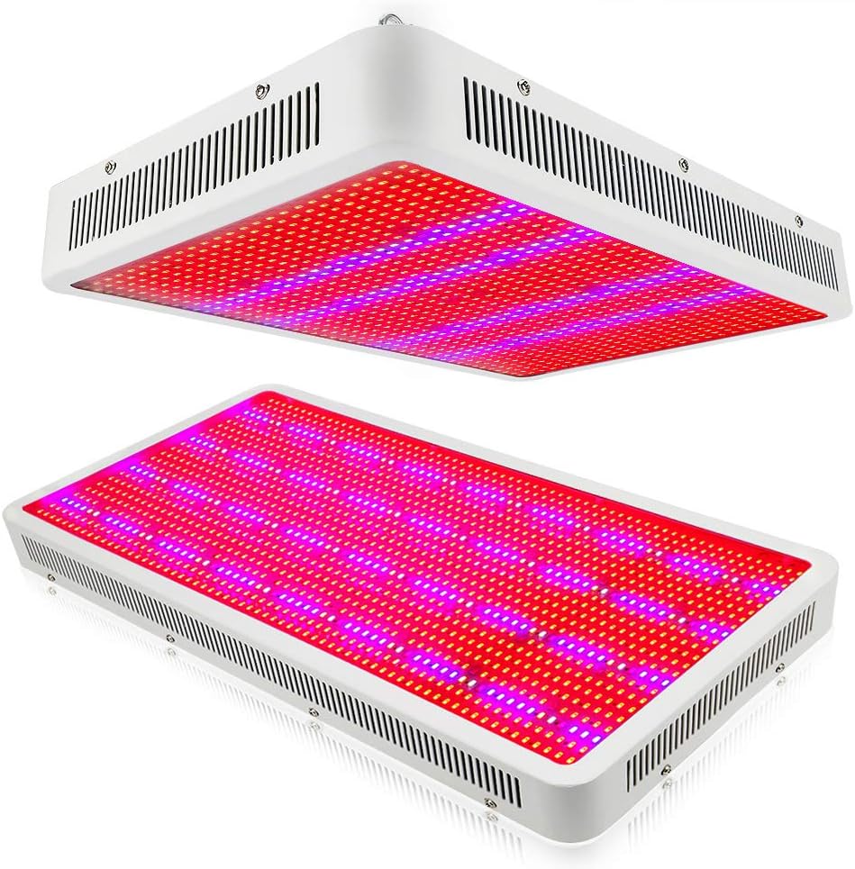 Nada, 300W 600W 800W 1200W 1600W Full Spectrum LED Plant Grow Light for Flower Plant Veg Hydroponics System Growing Bloom Tent Lamp, USA Stock (400W)