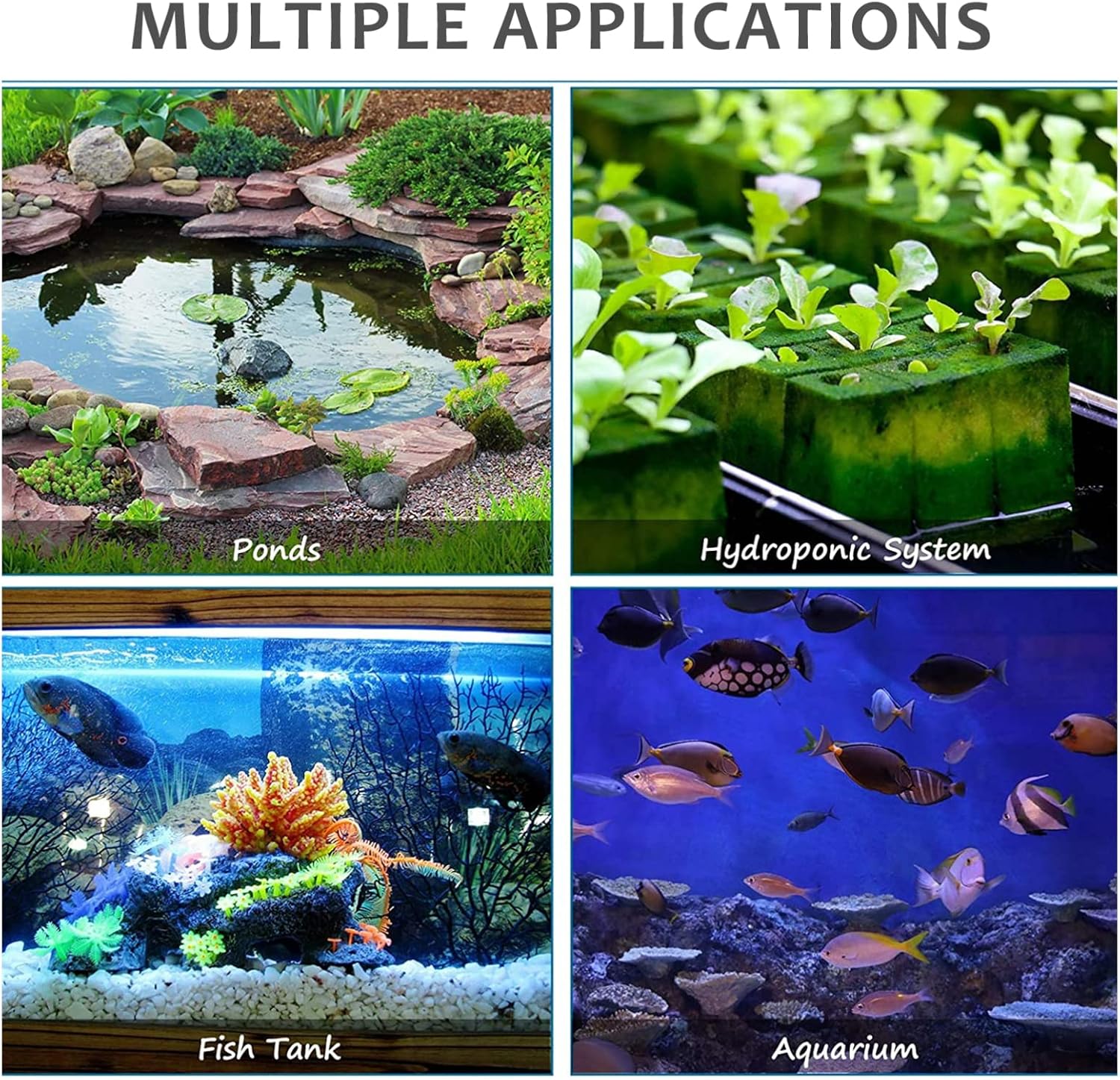 Sosoport Fish Aquarium Accessories Stones for Hydroponics Aquarium Aerator Stone for Hydroponic Air Pump Pond Tiny Diffuser Fish Air Air Stone White Plastic Round