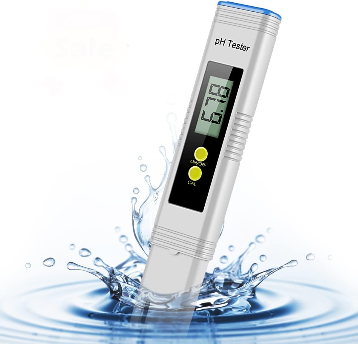 PH Meter, Digital PH Meter, PH Meter for Water, PH Tester 0.01 PH High Accuracy Water Quality Tester with 0-14 PH Measurement Range, PH Meter for Household Drinking Water, Aquarium, Swimming Pool, Spa