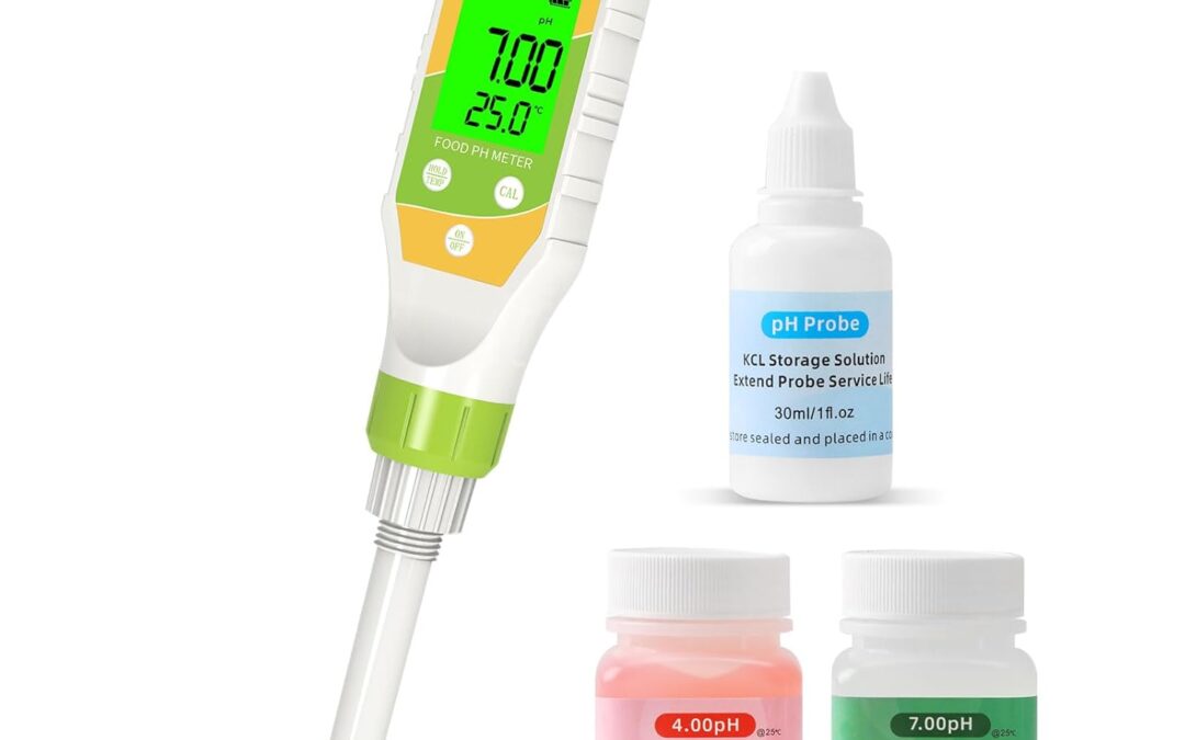 Digital pH Meter for Food Review