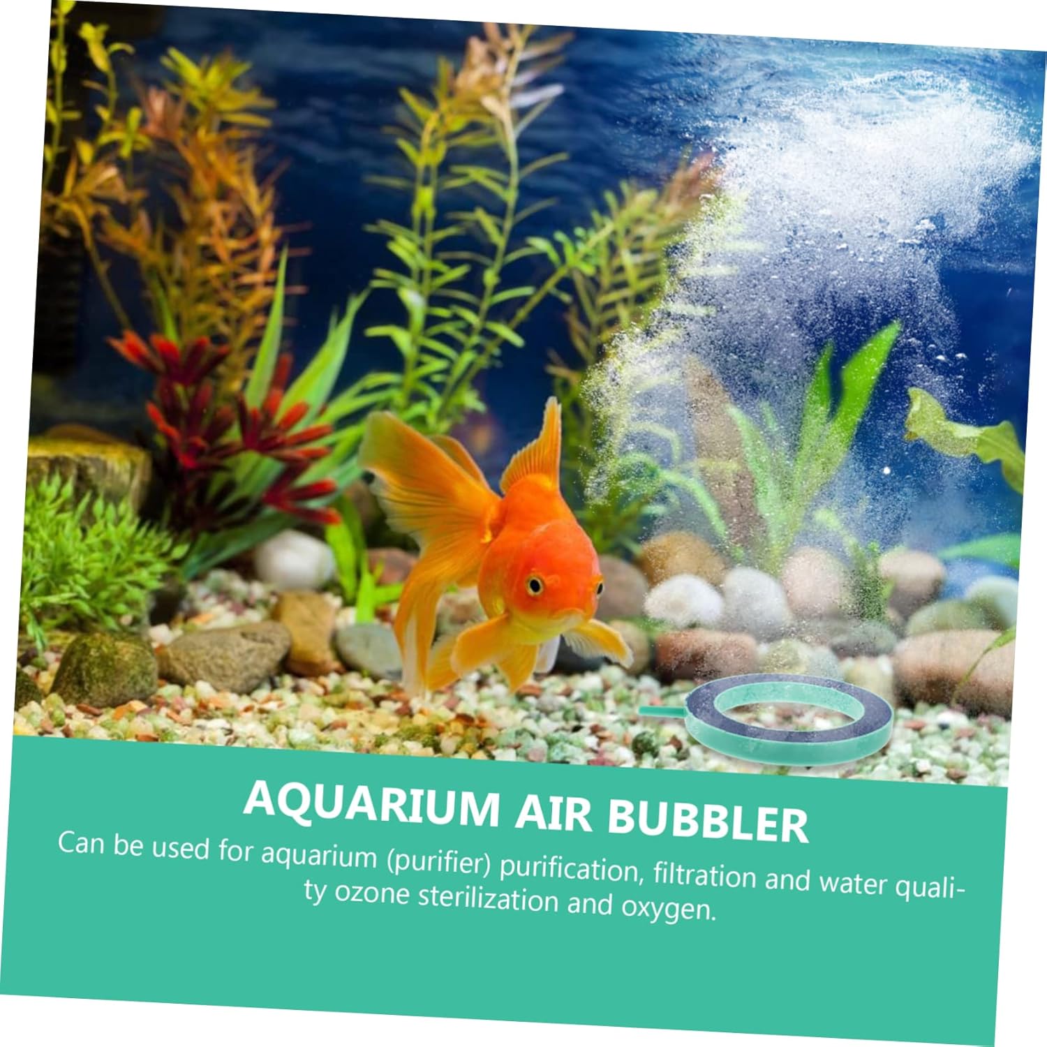 DOITOOL 6 Pcs Bubble Stone Aquarium Round Aerator Aquarium Air Pump Fish Tank Bubble Diffuser Decked Accessories Volcano Air Ball Air Stone Oxygen Pump Pond Aeration Plastic