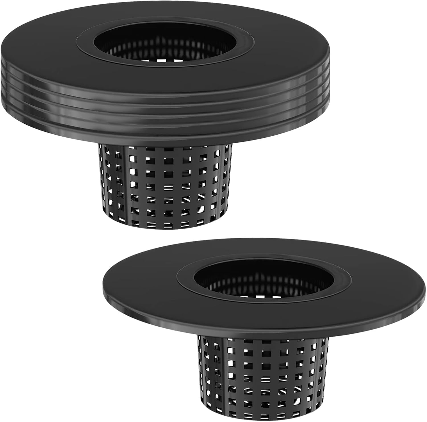 Net Pots 6 Inch for 5 Gallon Bucket Wide Lids (6 Pack), Net Cups Hydroponic Bucket Lids, BPA-Free, DWC Basket Lids for 5 and 3.5 Gallon Bucket