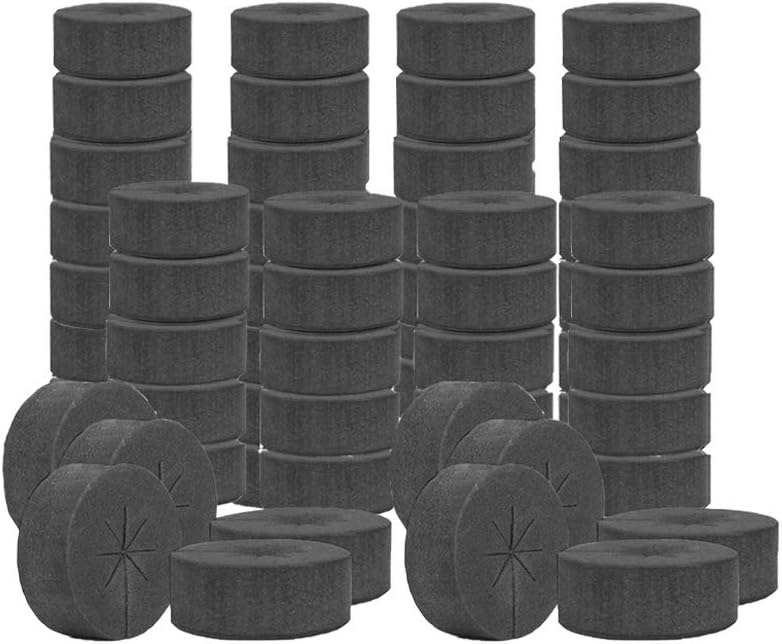 SUCOHANS 100 Pack Cloning Collars Inserts Premium Grade Foam, Cloner Collars, Better Than Neoprene for Hydroponics Plant Germination in DIY Cloner  Clone Machines, Fits 2 Inch Net Cups (Black)