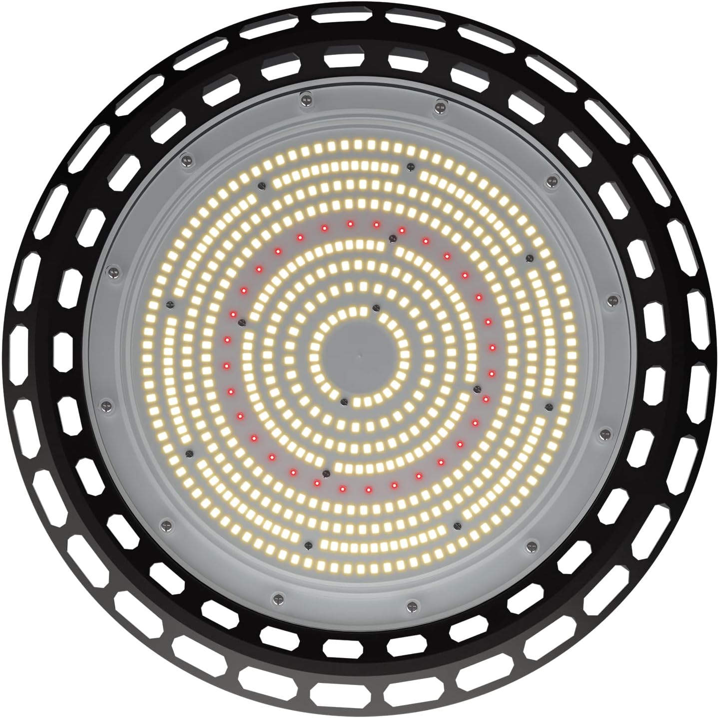 New Tech 600W UFO LED Grow Light Full-Spectrum Lamp Bulb High-Efficiency Long Lifespan for Hydroponics Greenhouse Indoor Plant Bloom Flowering and Growing