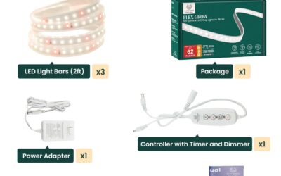 3 Pack LED Grow Light Strips Review