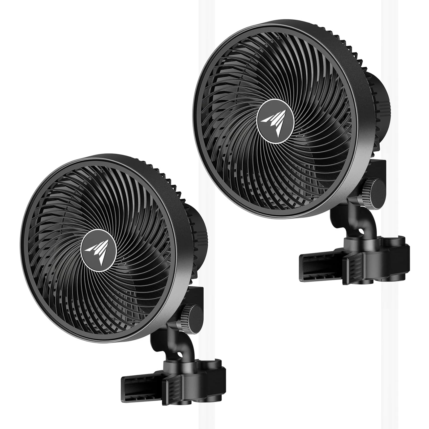 AC Infinity CLOUDRAY S6 2-Pack, Gen 2 Grow Tent Clip Fan 6” with Redesigned Long-Life EC Motor, Custom 10 Dynamic Wind Speeds and 10-Level Oscillation, for Hydroponics Circulation Cooling, 2-Count