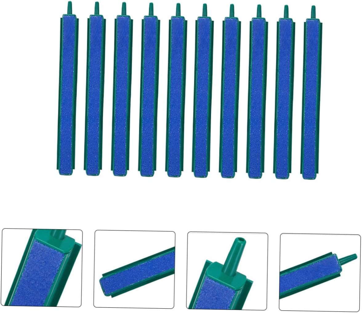 Fish Tank Bubbler Set 10pcs Shape Air Stone Airstones Diffuser Air Stone Pump