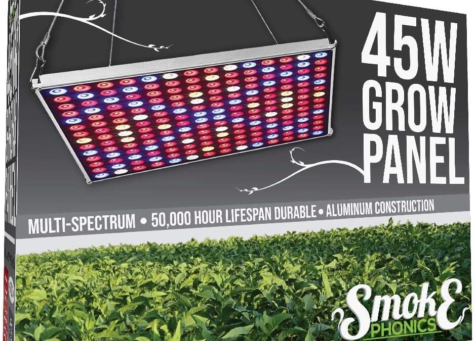 Review of SmokePhonics Hydroponic LED Multi-Spectrum Grow Panel
