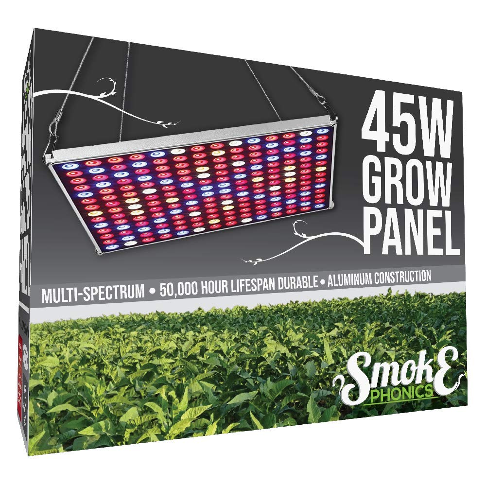 Miracle LED SmokePhonics Hydroponic LED Multi-Spectrum Plant Grow Light Panel,601954