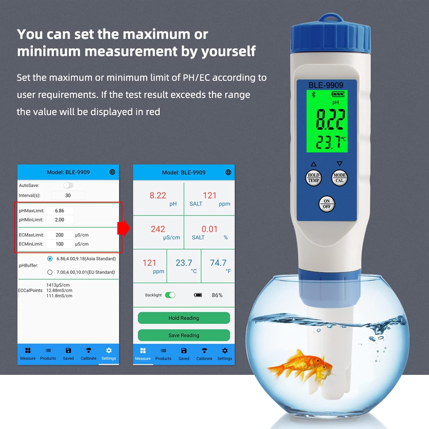 5 In 1 Digital Meter With TDS/EC/Salinity/Temperature Measurement Waterproof Highly Accurate Multi-Parameter Tester Water Quality Monitor For Aquarium Water Quality Monitor Hydroponics 5 In 1 Digital Meter With TDS/EC/Salinity/Temperature Measurement Waterproof Highly Accurate Multi-Parameter Tester Water Quality Monitor For Aquarium Water Quality Monitor Hydroponics